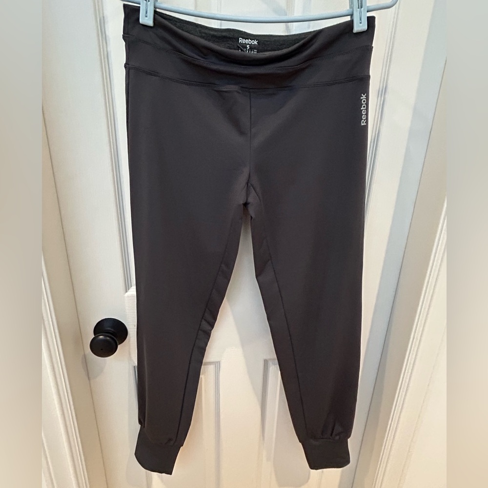 Reebok Charcoal Playdry Activewear Joggers